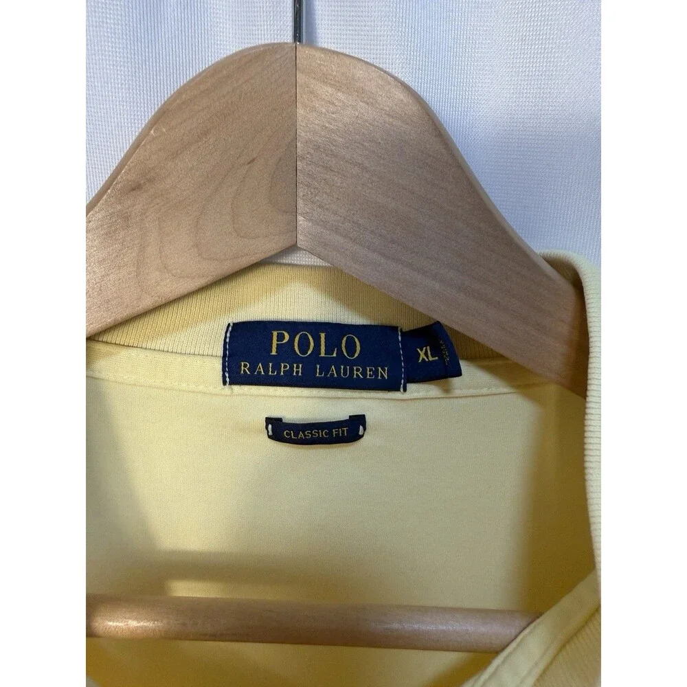 Polo Ralph Lauren Men's XL Short Sleeve Polo Shirt  Solid Classic Fit  Preppy